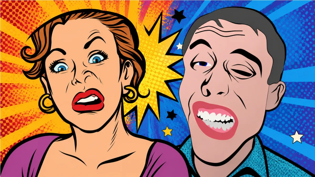 gender men vs women funny cartoon