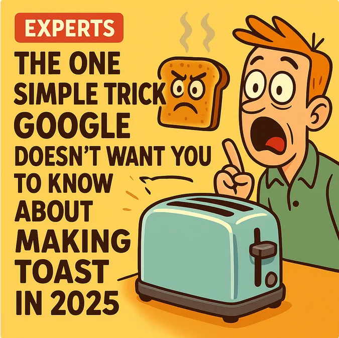 Simple life hack for making toast