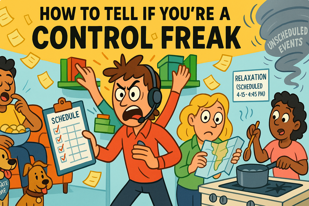 control freak signs cartoon