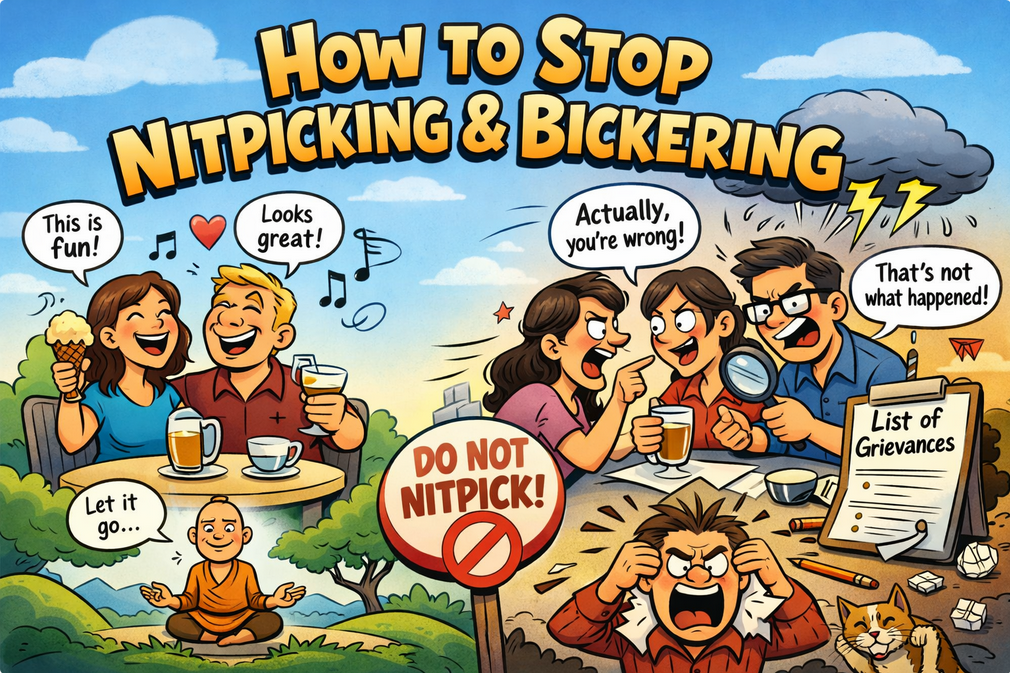 how to stop nickpicking and bickering