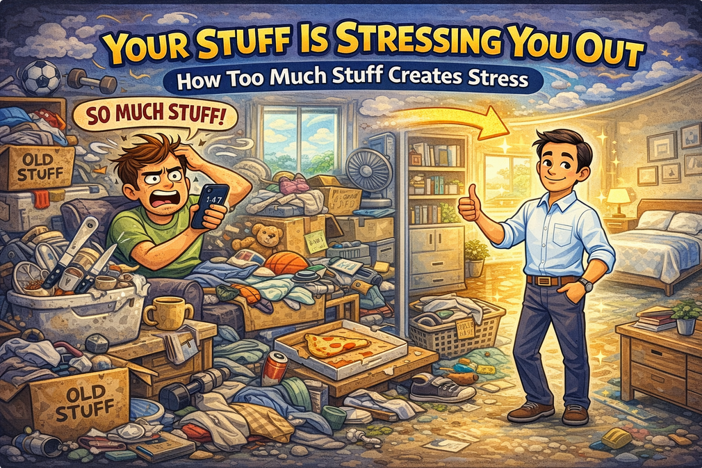 Stuff stressing you out funny cartoon WTFYI