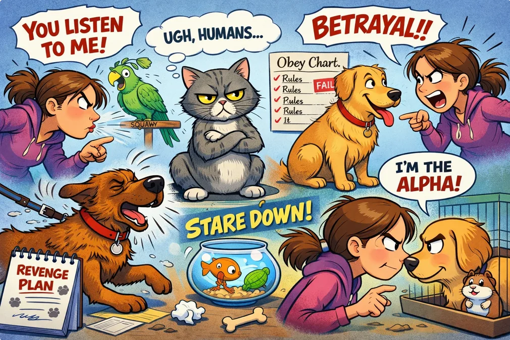 crazy pet people melodrama funny