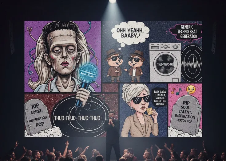 pop music sucks 2026 comedy roast