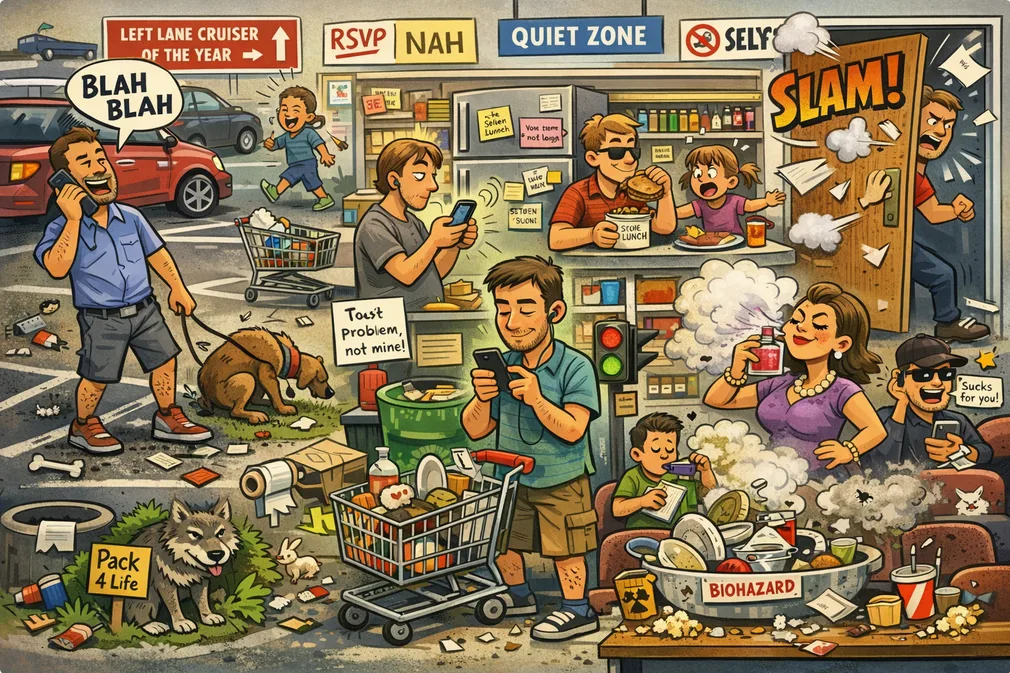 Two kinds of people in this world funny cartoon