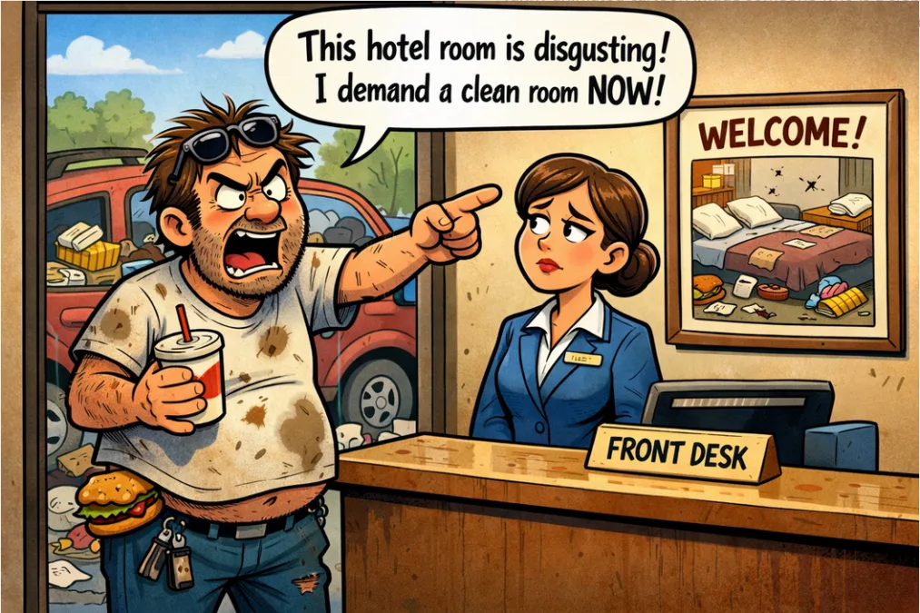 Slobs vs neat people funny cartoon