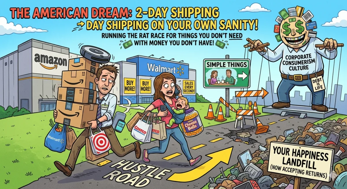 America addicted to shopping