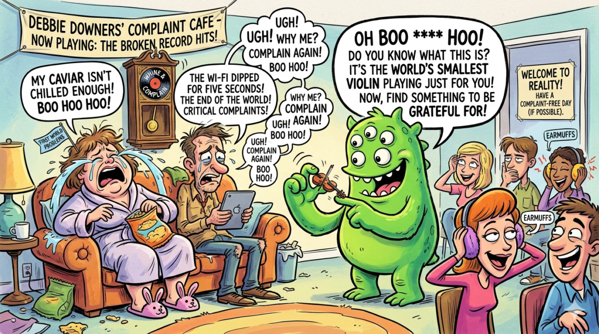 People who whine and complain cartoon