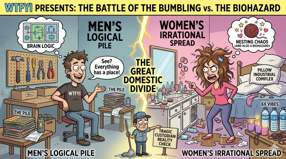 Who is messier men or women