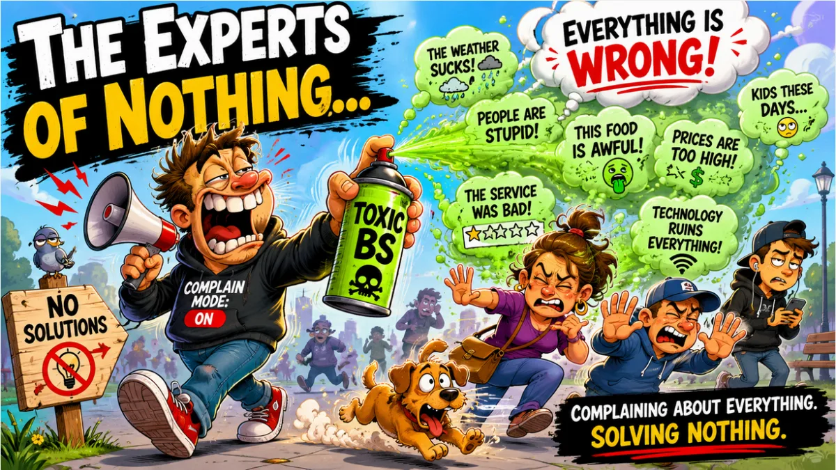 Experts of nothing toxic complainers 01