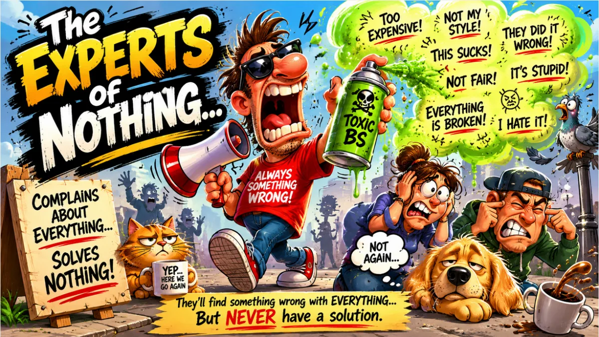 Experts of nothing toxic complainers 02