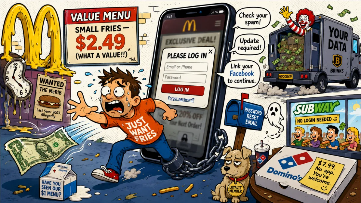 Fast food app epidemic McDonalds sucks