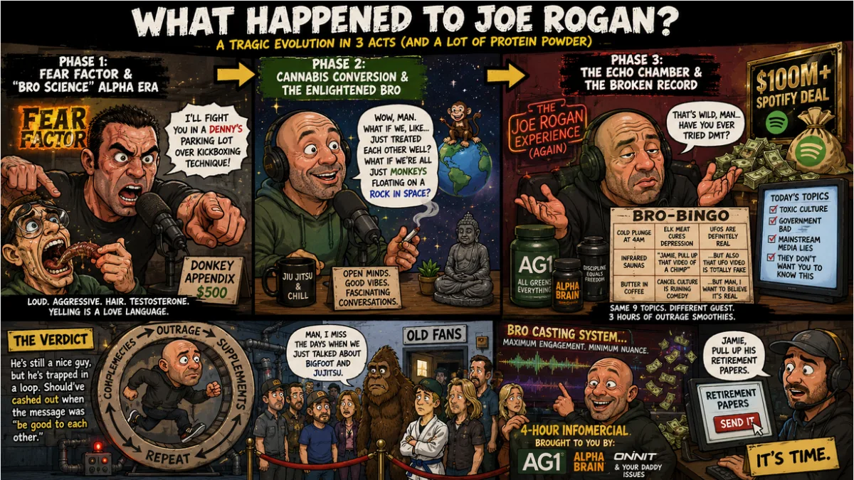 Joe Rogan Experience Podcast Evolution