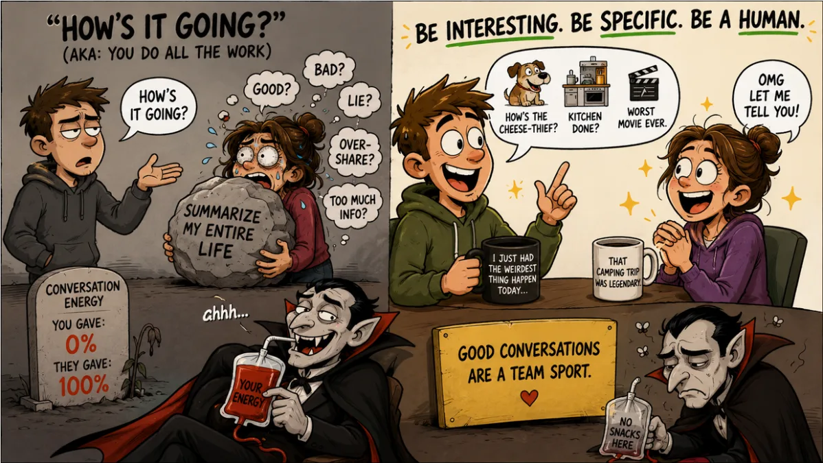 Hows it going conversation tips