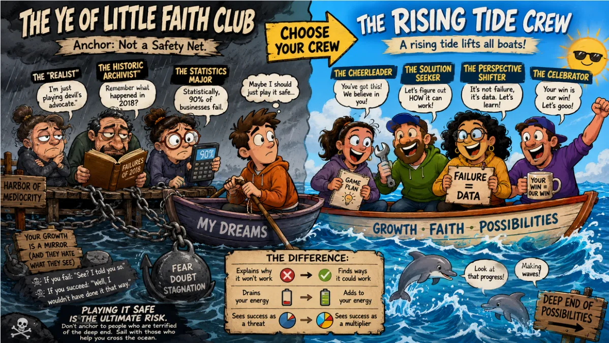 Ye have little faith supportive vs haters