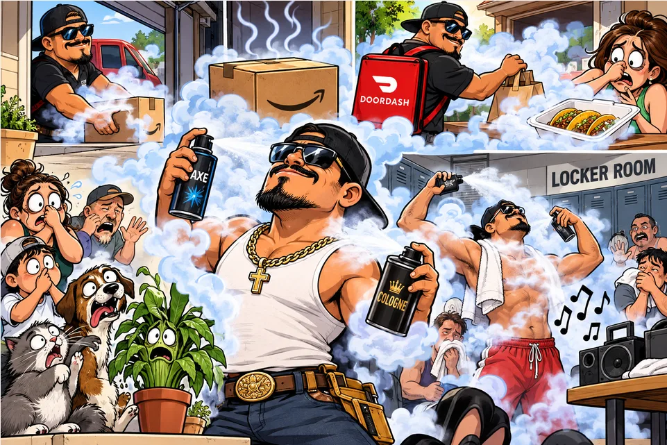 Mexican Macho Men Bro Body Spray